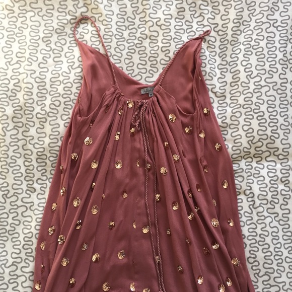 Wishlist Apparel Polka Dot Sequin Dress Sz M - Picture 1 of 8